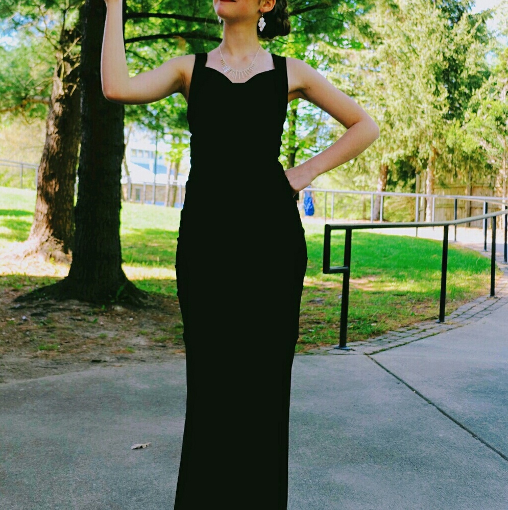 Classic black formal dress